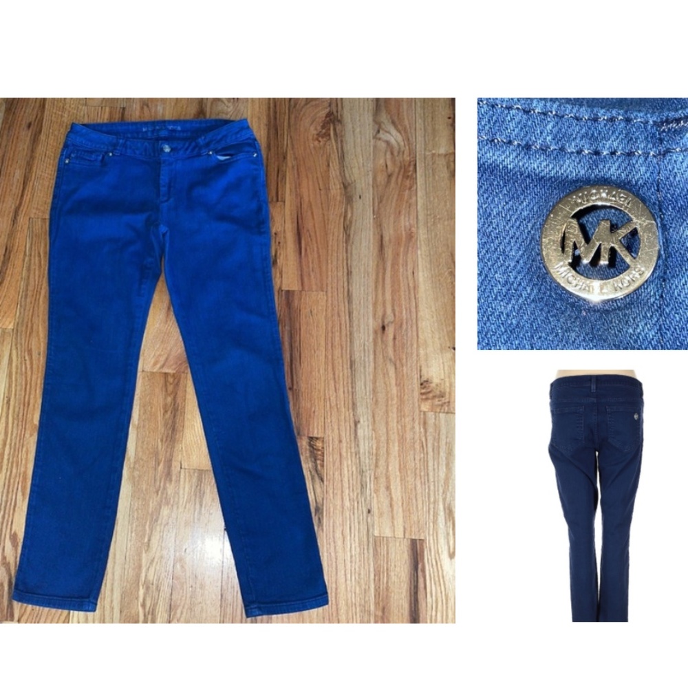 MICHAEL KORS  Five-Pocket Skinny Jeans URBAN BLUE 4P 4 Petite